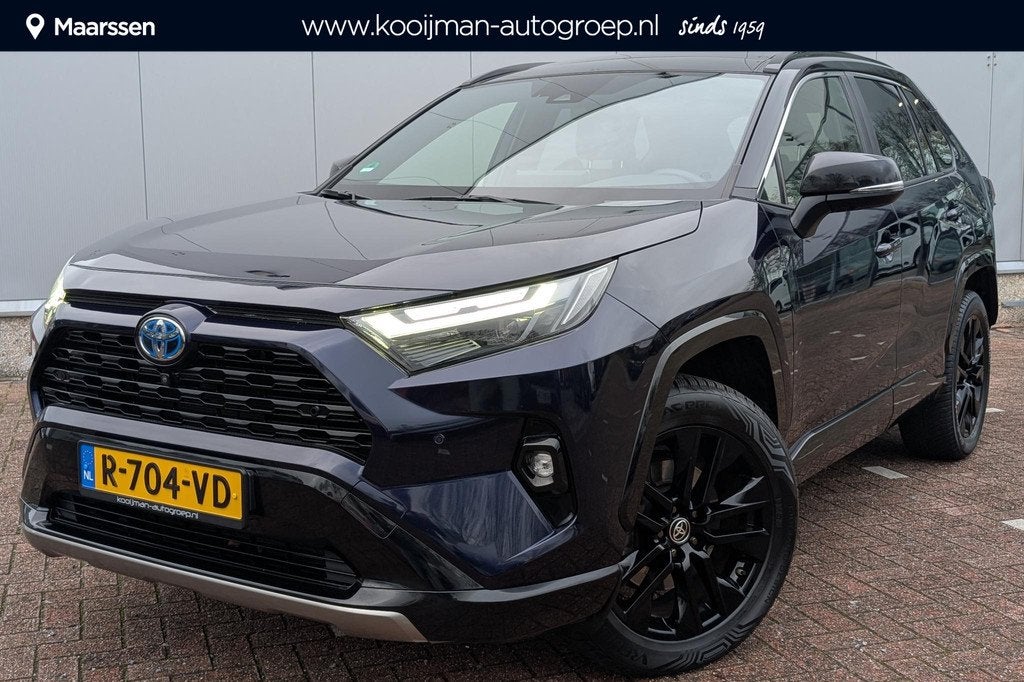 Toyota RAV4 2.5 Hybrid AWD Bi-Tone Schuifdak- 1e eigenaar, Auto's, Toyota, Bedrijf, Te koop, Rav4, 4x4, ABS, Achteruitrijcamera