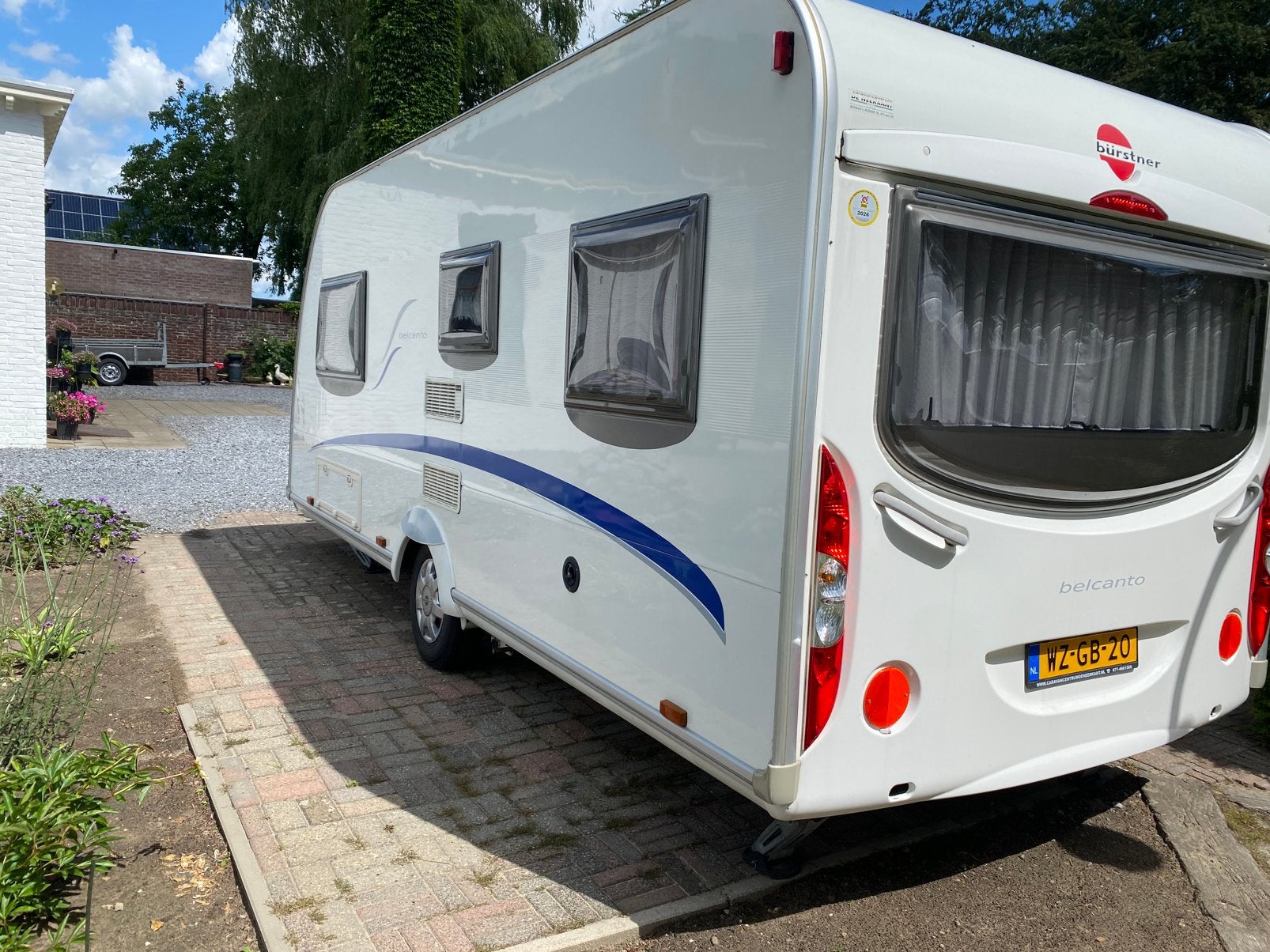 Burtstner Belcanto 460TS. mover, airco, tent.luifel,APK 2026, Rondzit, Frans bed, Schokbreker, Particulier