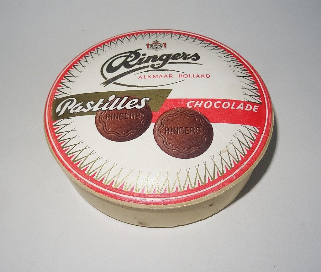Doos Ringers pastilles rond, Verzamelen, Merken en Reclamevoorwerpen, Ophalen of Verzenden, Zo goed als nieuw, Overige typen
