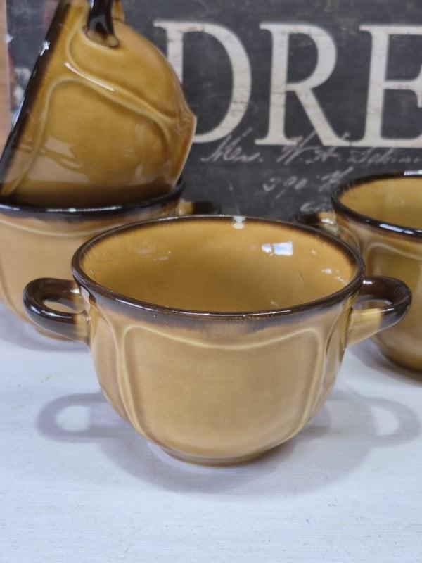Kleine vintage soepkom Pruszkow Polen 7 op voorraad, Antiek en Kunst, Antiek | Servies los, Ophalen of Verzenden