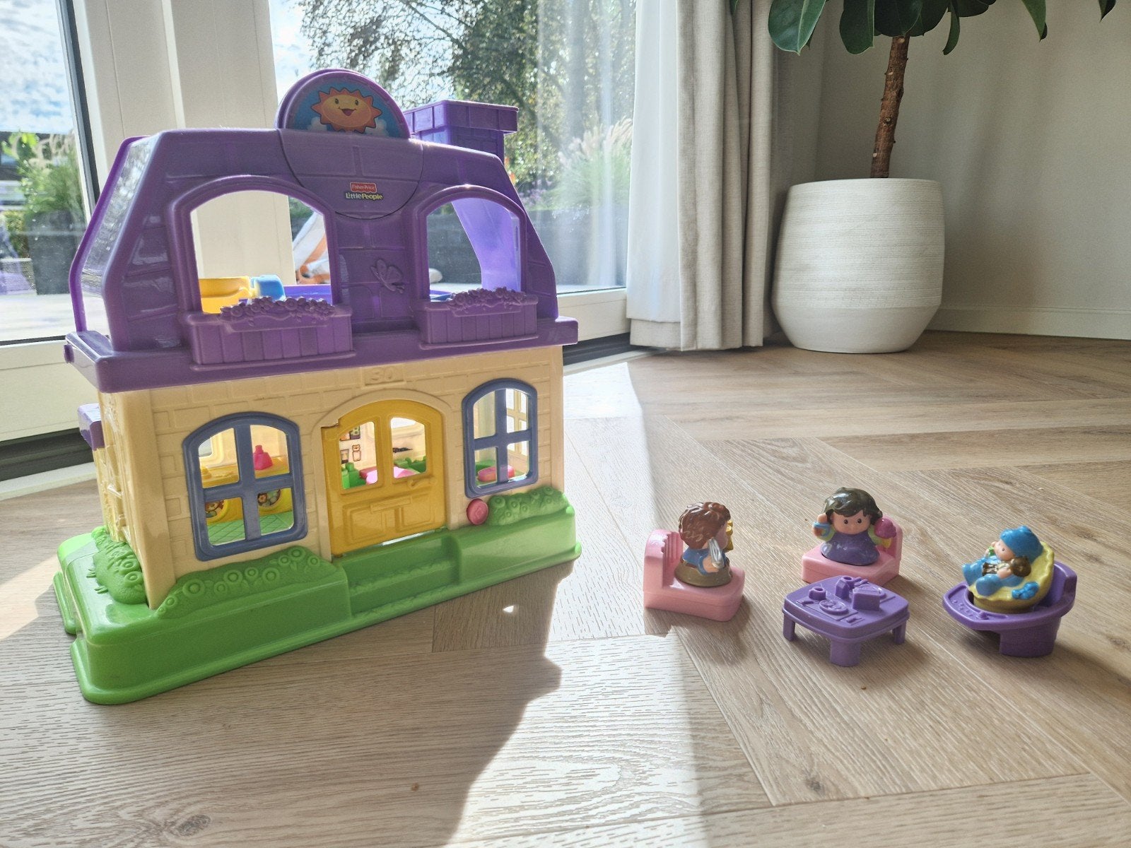 Little People woonhuis met poppetjes en accessoires, Ophalen, Speelset