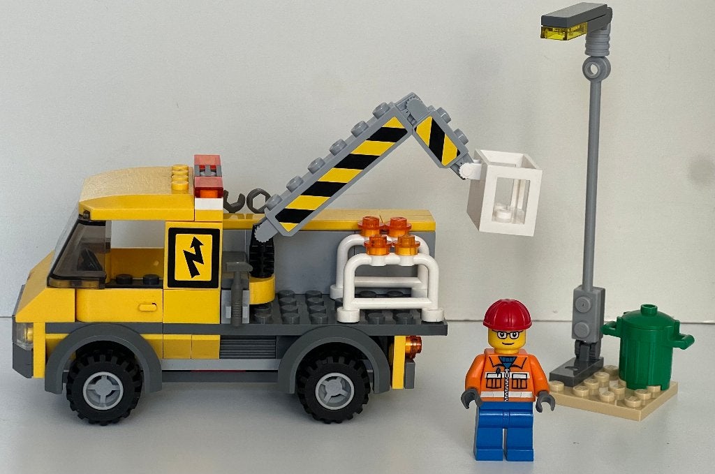 Lego 3179 Repair Truck / reparatiewagen / onderhoudswagen, City, Lego, Ophalen of Verzenden, Compleet
