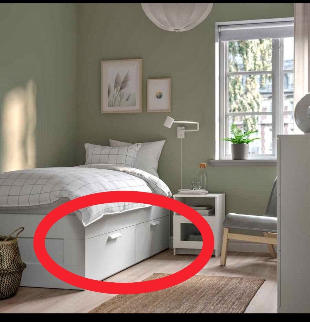 IKEA BRIMNES bedlades (2 stuks), Ophalen, Gebruikt, Wit, Hout