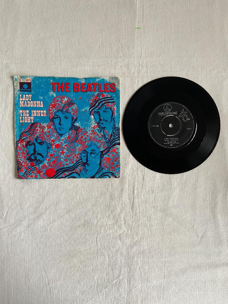 the Beatles - lady madonna, Cd's en Dvd's, Vinyl Singles, Ophalen of Verzenden, Gebruikt, Pop