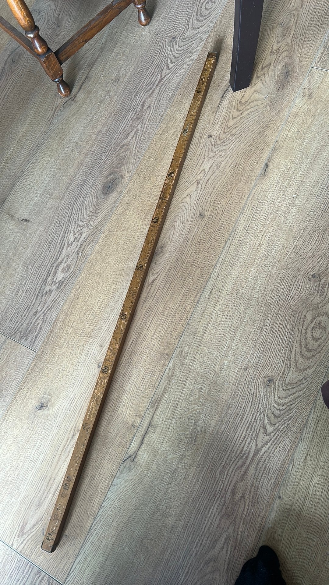Brocante meetlat, Antiek en Kunst, Ophalen