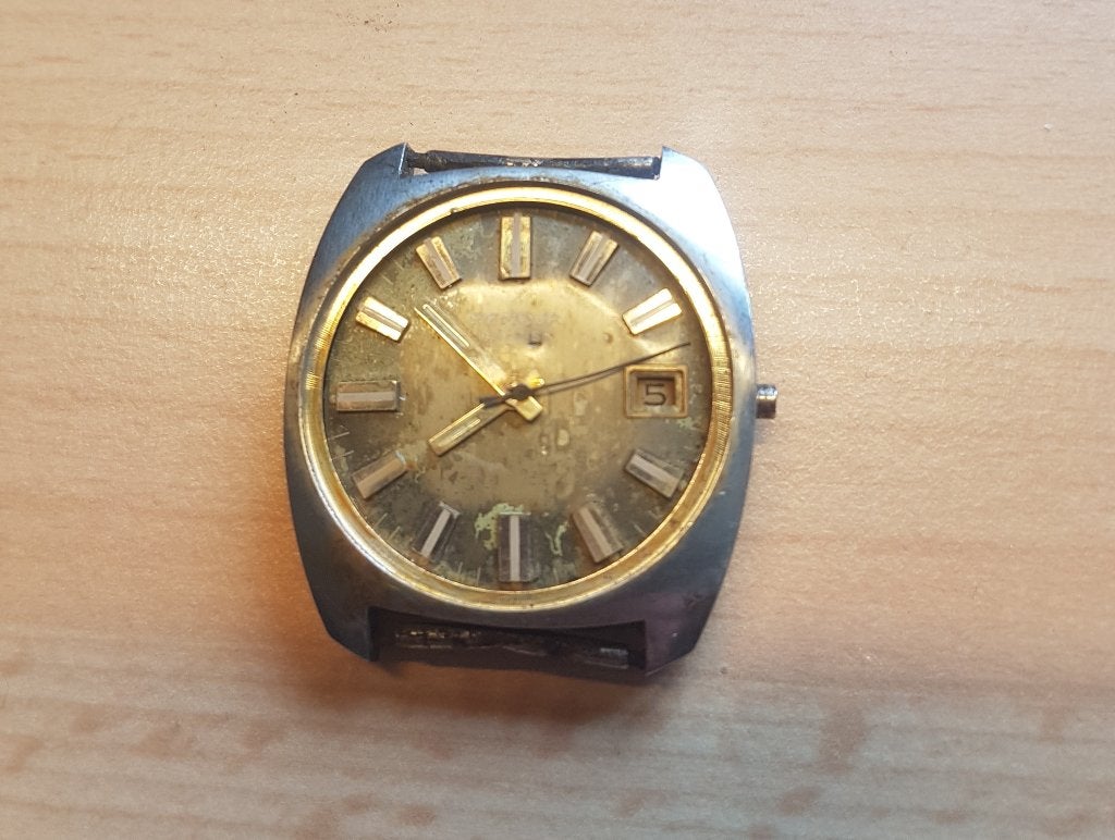 REMOVA heren horloge zonder band vintage/retro, Verzenden, Overige materialen, Overige typen