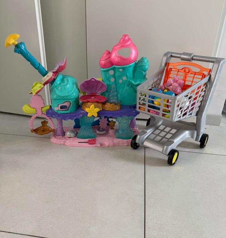Fisher-Price Little People Speelset met Winkelwagentje, Ophalen of Verzenden, Gebruikt, Jongen of Meisje