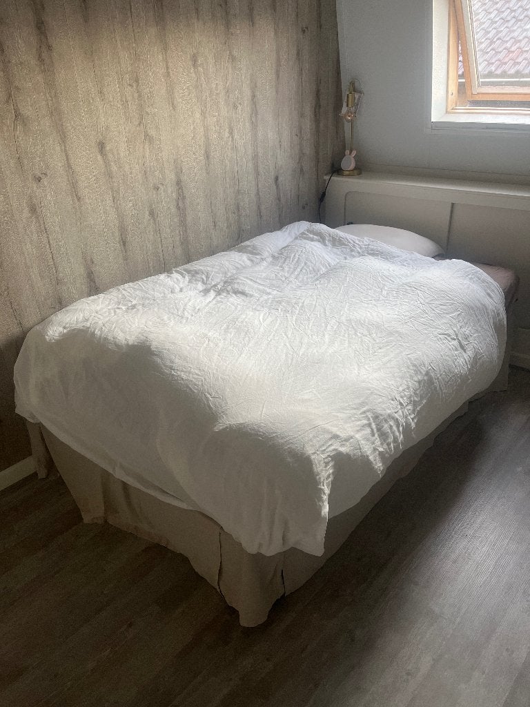 Boxspring 120x200, Ophalen, Gebruikt, Twijfelaar, 120 cm
