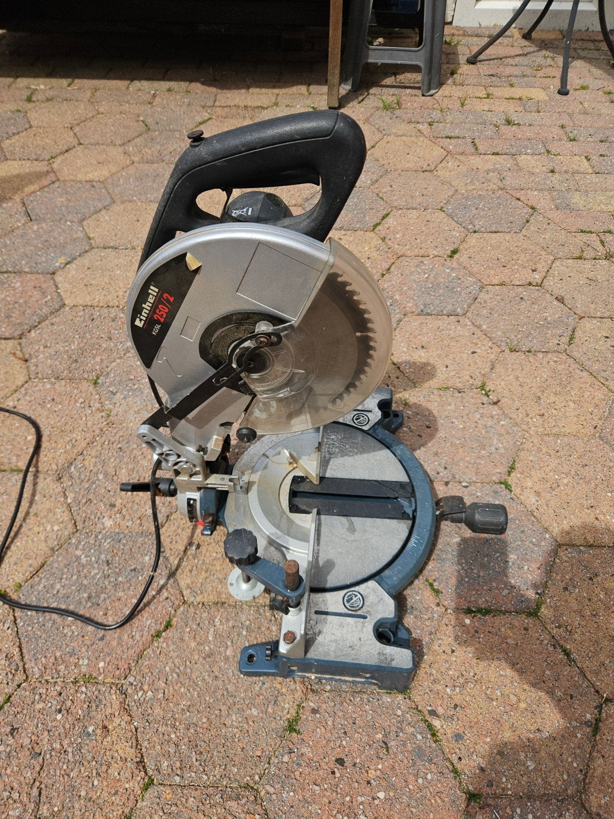Einhell KGS 250/2 Afkortzaag - Gebruikt, Doe-het-zelf en Verbouw, Gereedschap | Zaagmachines, Gebruikt, 70 mm of meer, Einhell