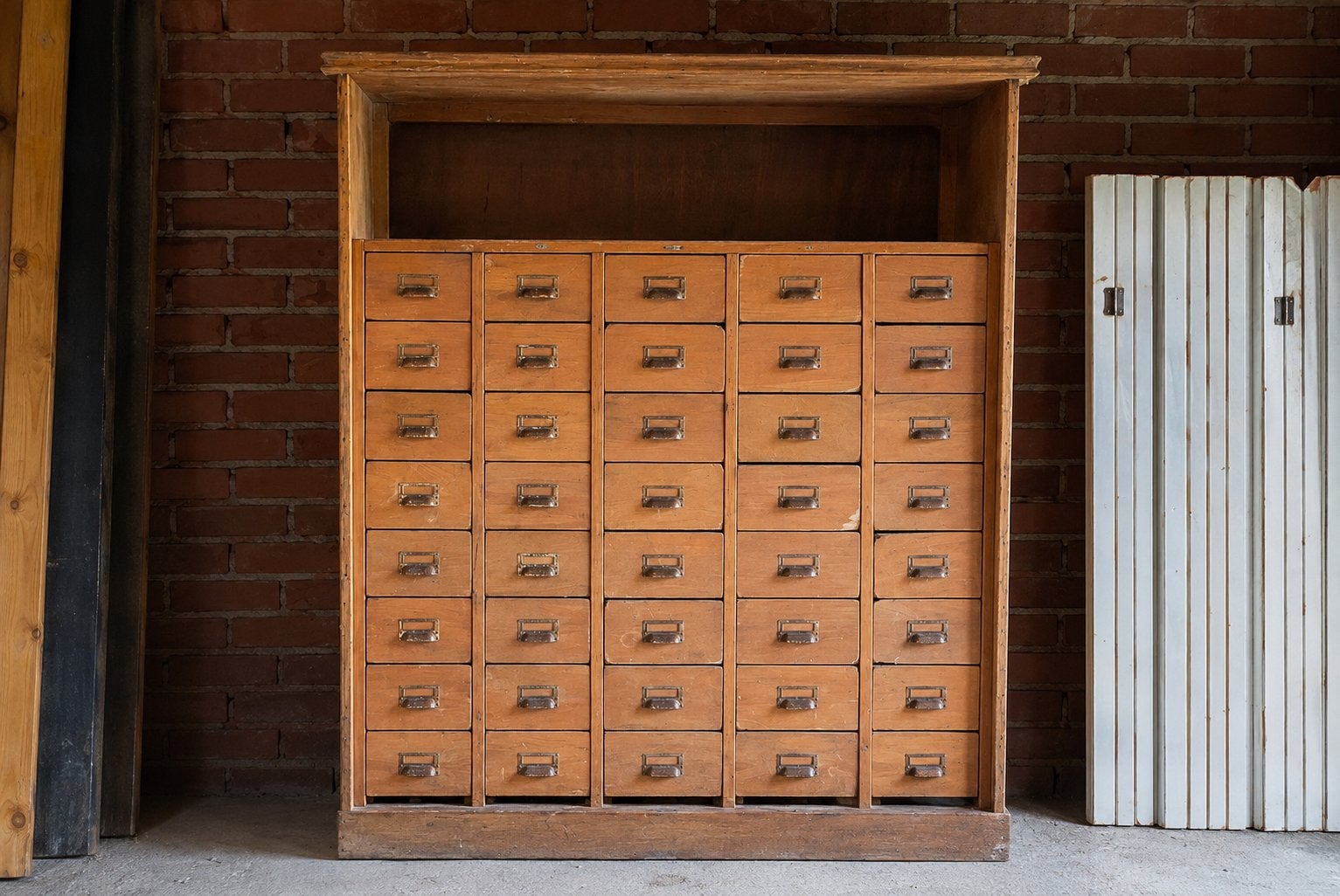 Vintage houten ladekast inclusief bezorging, Ophalen