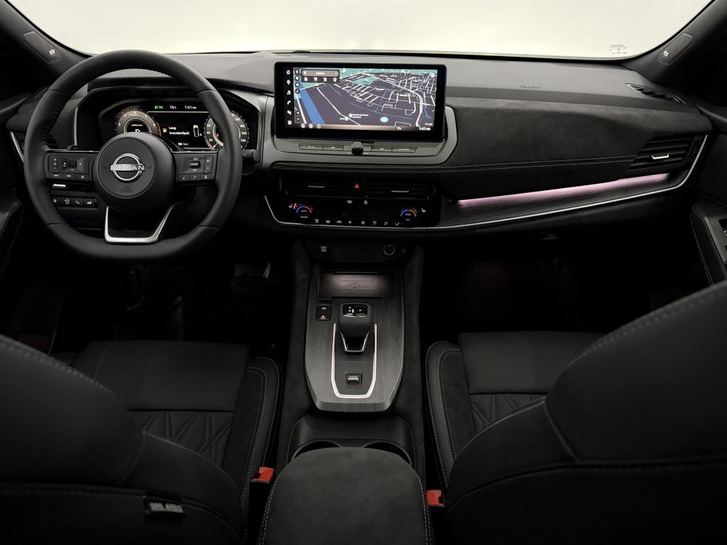 Nissan QASHQAI 1.3 MHEV Xtronic Tekna Plus Panoramadak, 360, Gebruikt, 4 cilinders, Wit, Bedrijf
