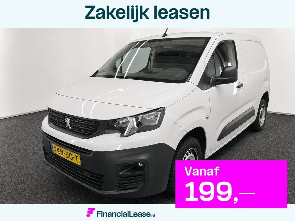 Peugeot Partner 1.2 PureTech Premium Airco Navi Cruise Contr, Voorwielaandrijving, Gebruikt, Euro 6, 1199 cc