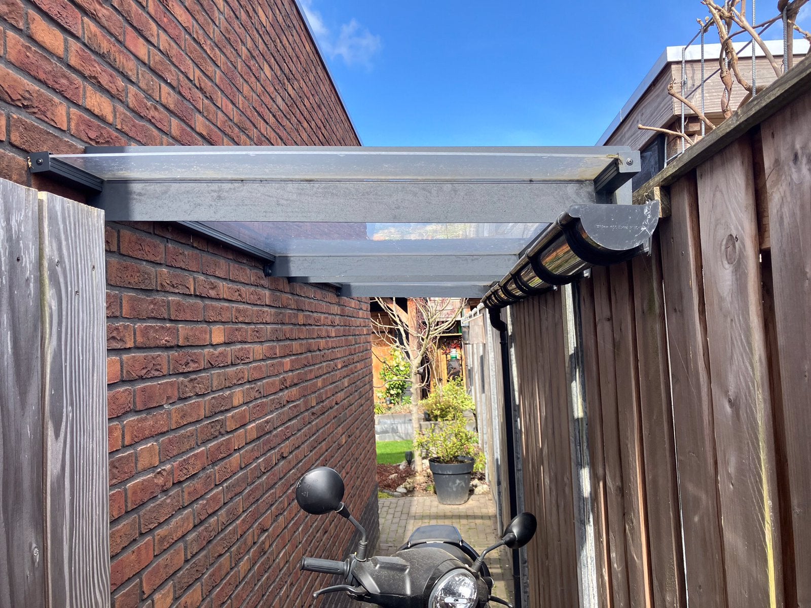Voordeur / veranda luifel Palram Canopia., Tuin en Terras, Overkappingen, Ophalen, Veranda