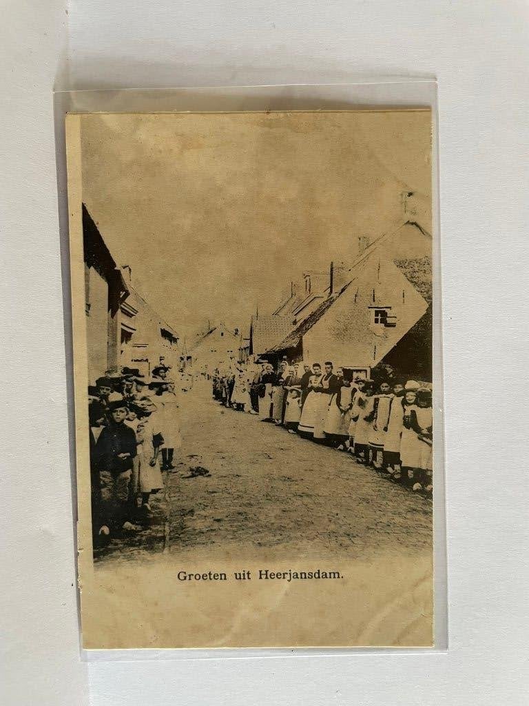 Heerjansdam - Groeten uit, Verzenden, Voor 1920, Ongelopen, Zuid-Holland