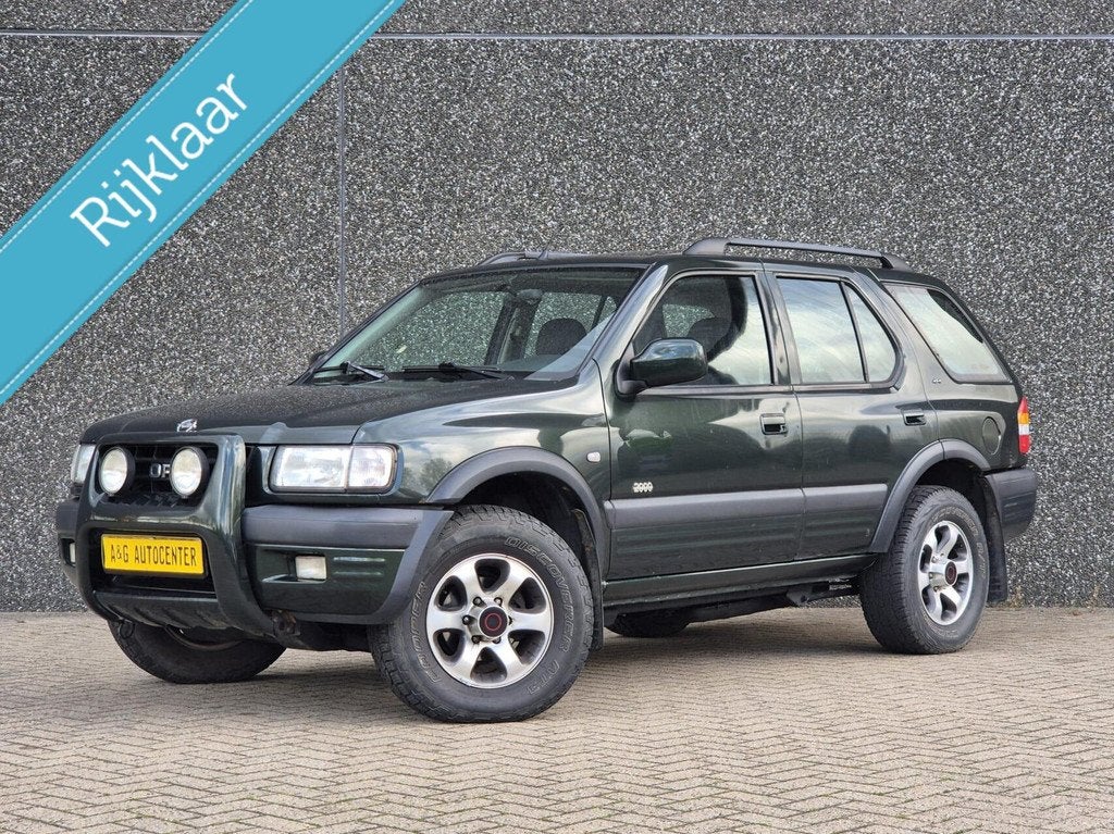 Opel Frontera 3.2 V6 4x4/1e Eig/206 PK/S.Dak/Trekhaak/Nw Apk, Auto's, Opel, Gebruikt, Leder, Handgeschakeld, Vierwielaandrijving