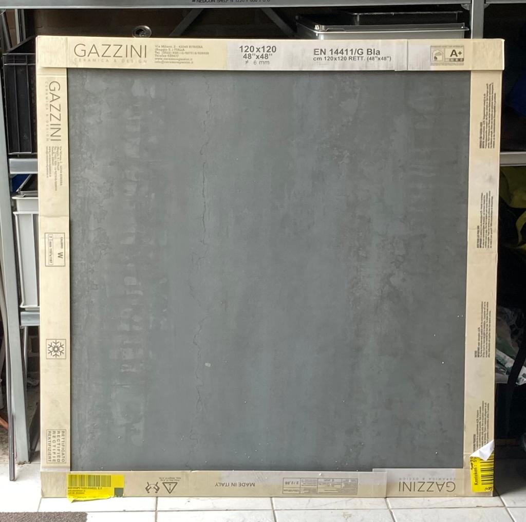 Gazzini vloertegel 120x120, Ophalen, 60 cm of meer, Nieuw, Minder dan 5 m²