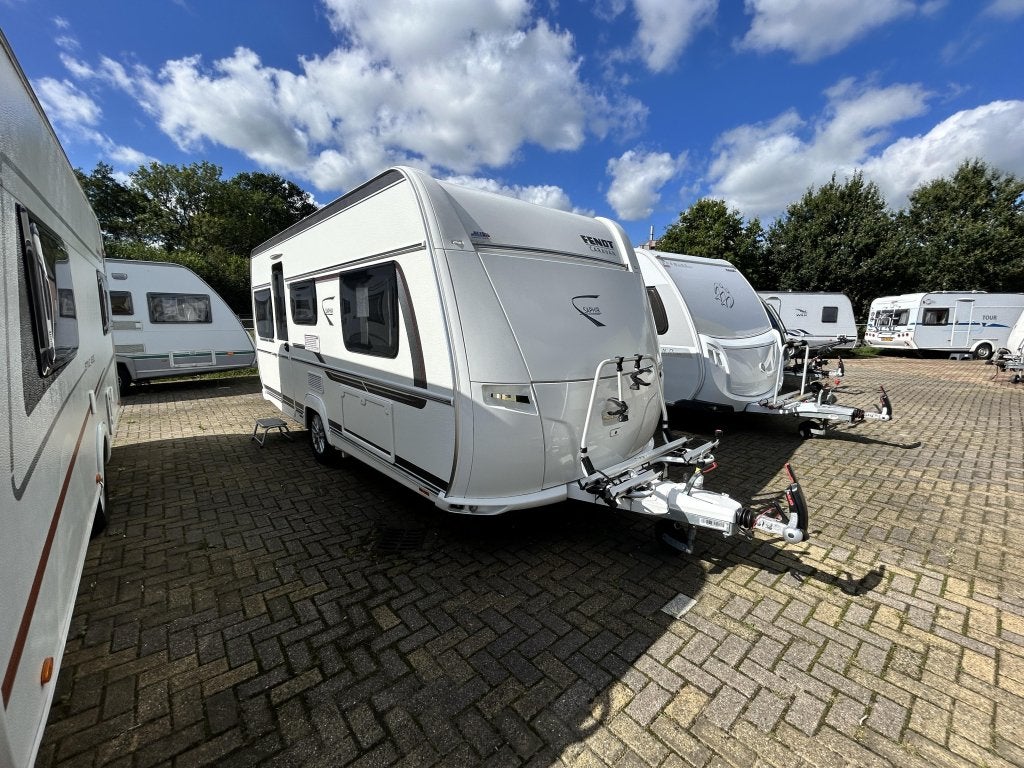 Fendt Saphir 465 TG Enkele bedden Tent Mover, Caravans en Kamperen, Schokbreker, Rondzit, 2 aparte bedden, Bedrijf