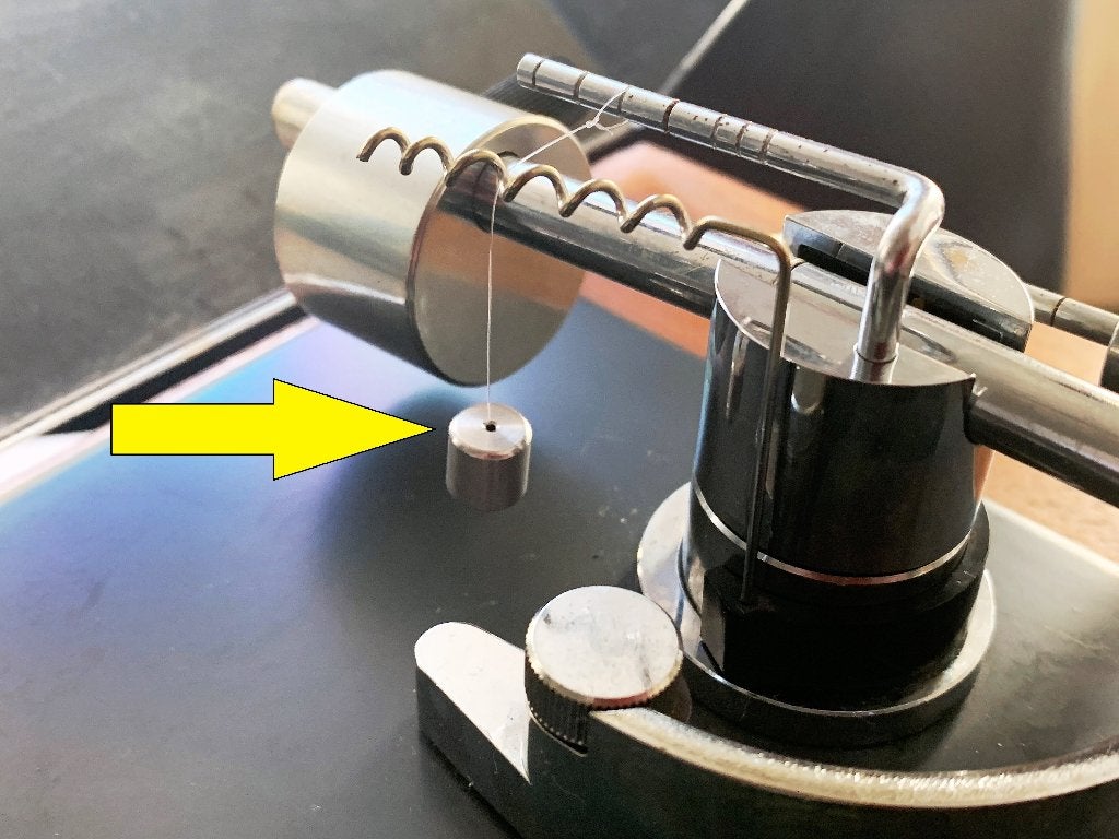 Nieuw anti-skating gewicht aan koordje, Verzenden, Nieuw, Vintage HiFi Shop,  