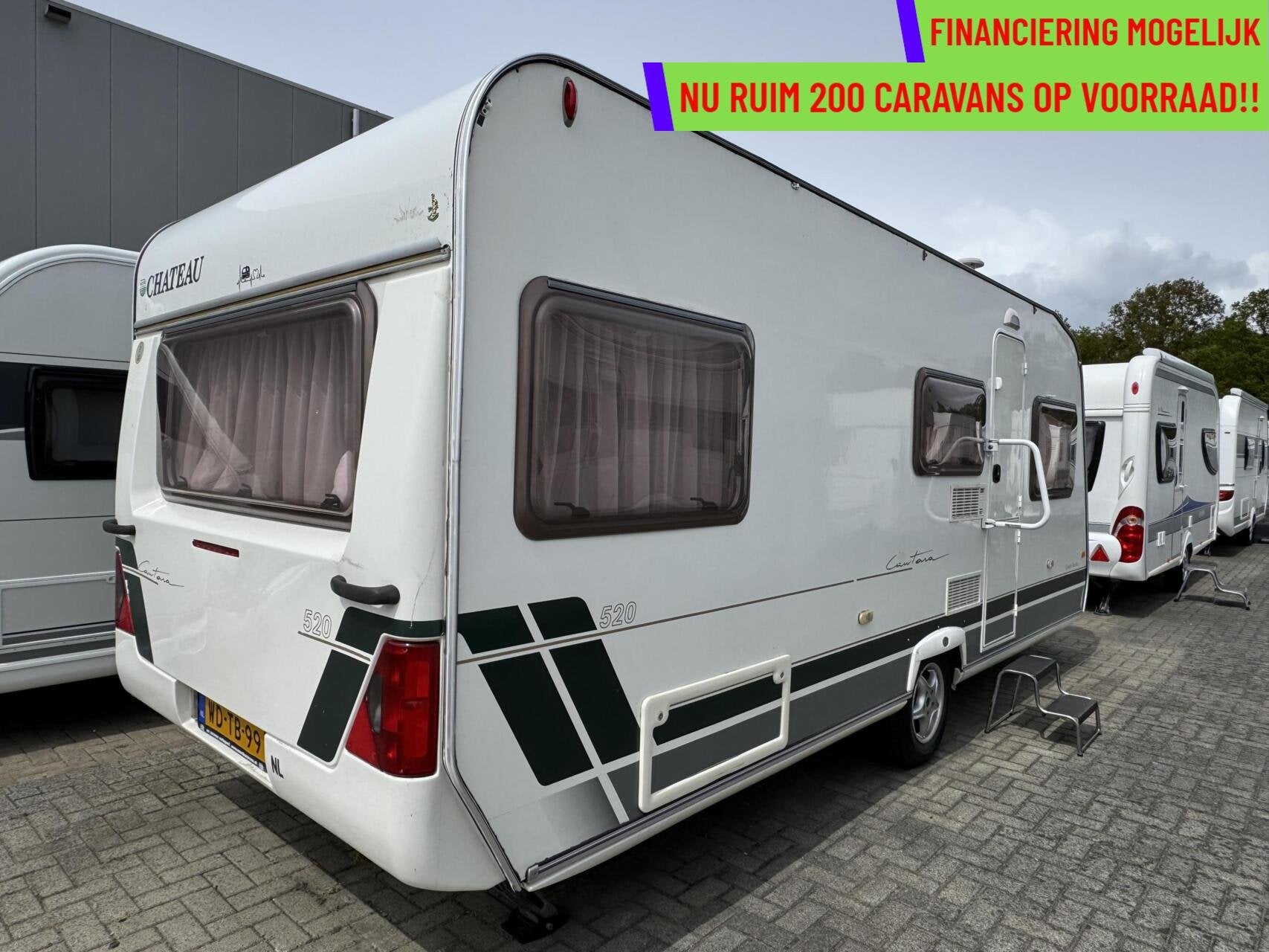 Chateau 520 CANTARA COMFORT TRAVEL, RONDZIT, ENKELE BEDDEN, Chateau, Rondzit, 7 tot 8 meter, Bedrijf
