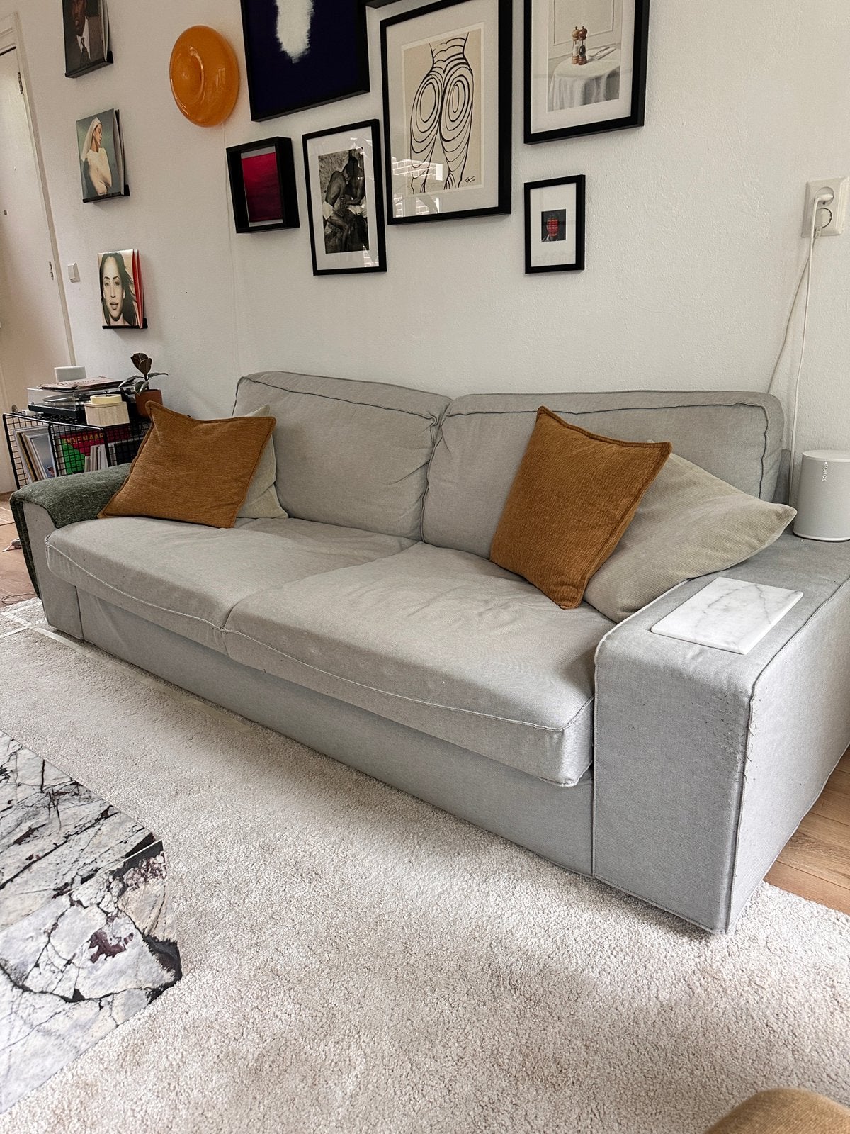 Ikea Kivik 3 zits, Ophalen, Gebruikt, Driepersoons, 75 tot 100 cm