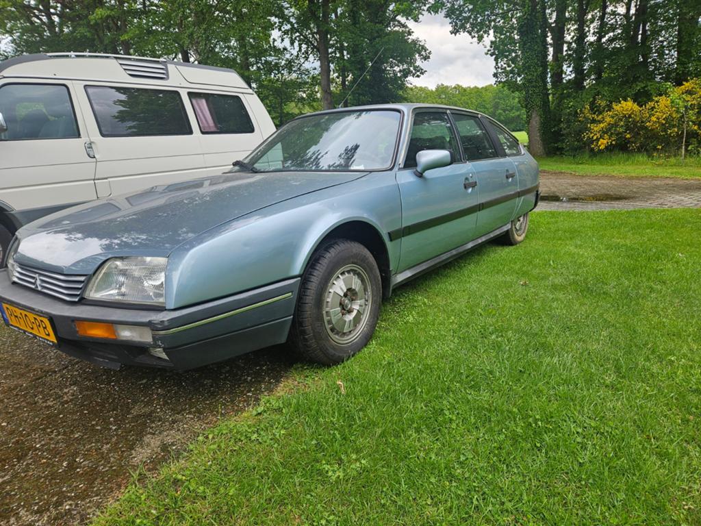 Citroën CX 2.2 TRS 1986 Blauw, Auto's, Citroën, Stof, 4 cilinders, Origineel Nederlands, 113 pk
