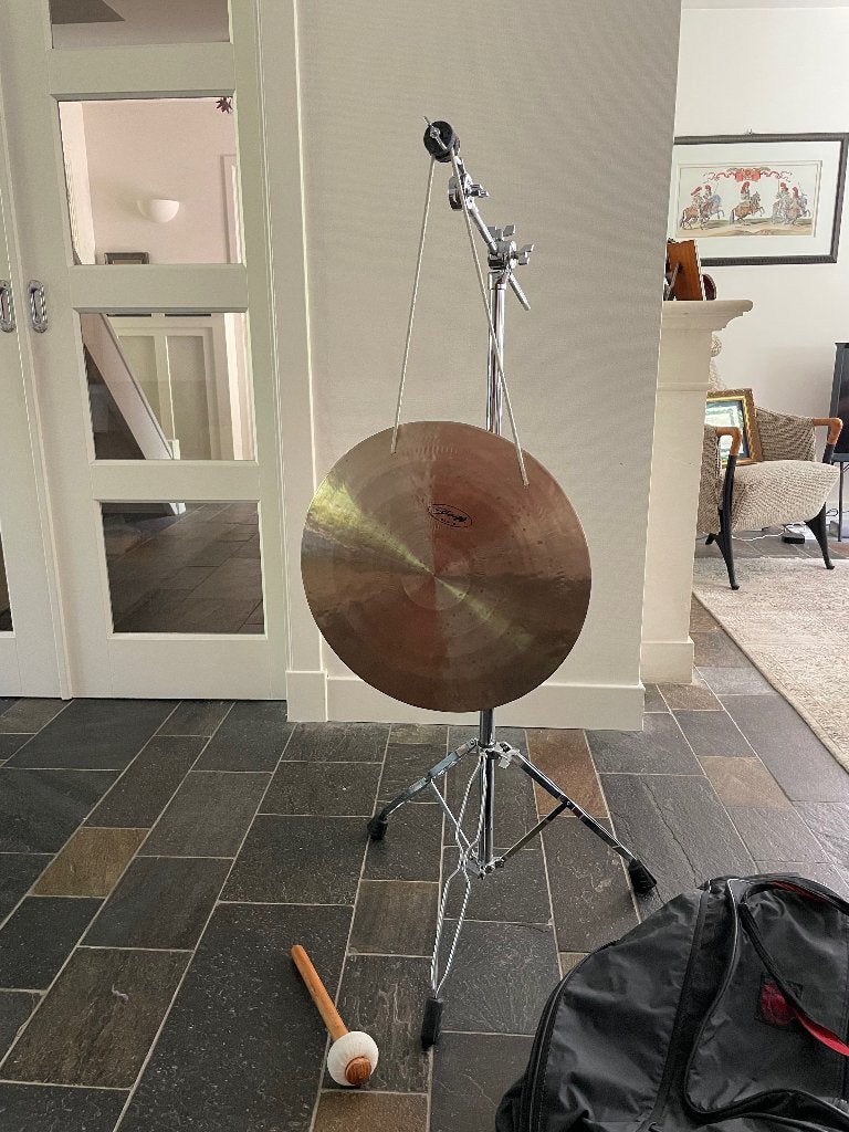 Gong (nieuw), merk stagg, incl hamer, standaard en tas, Muziek en Instrumenten, Ophalen, Nieuw, Overige soorten