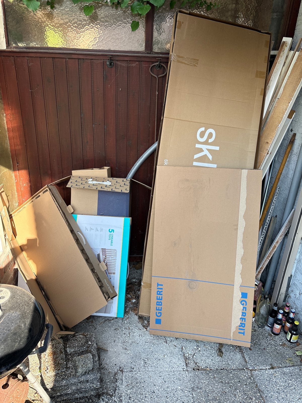 Diverse kartonnen dozen voor opslag of verhuizing, Ophalen, 100 cm of meer, Opvouwbaar, 60 cm of meer