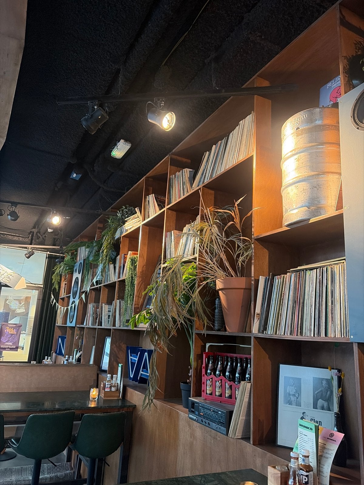 Grote collectie vinyl platen.
