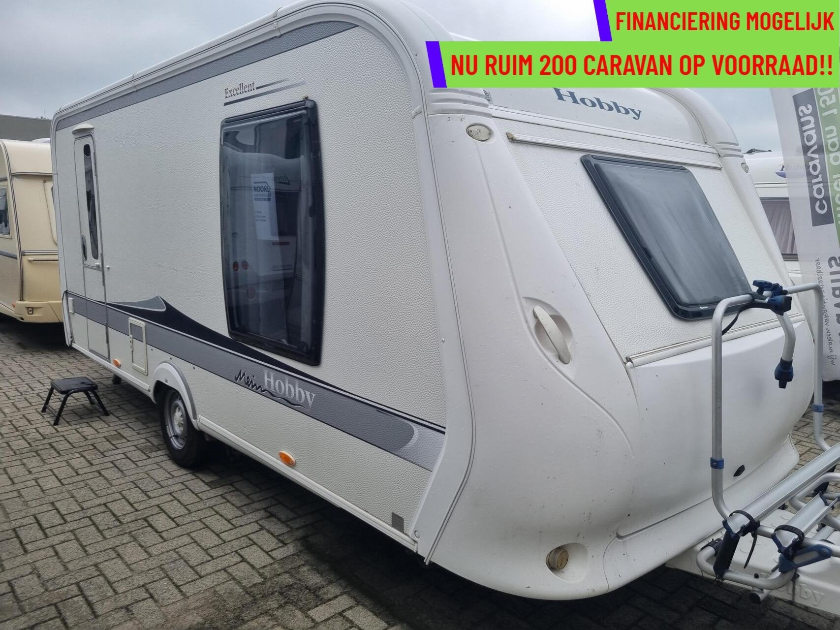 Hobby 490 SFF EXCELLENT QUEENSBED + MOVER + VOORTENT + AIRCO, Caravans en Kamperen, Caravans, Mover, Hobby, 7 tot 8 meter, Bedrijf