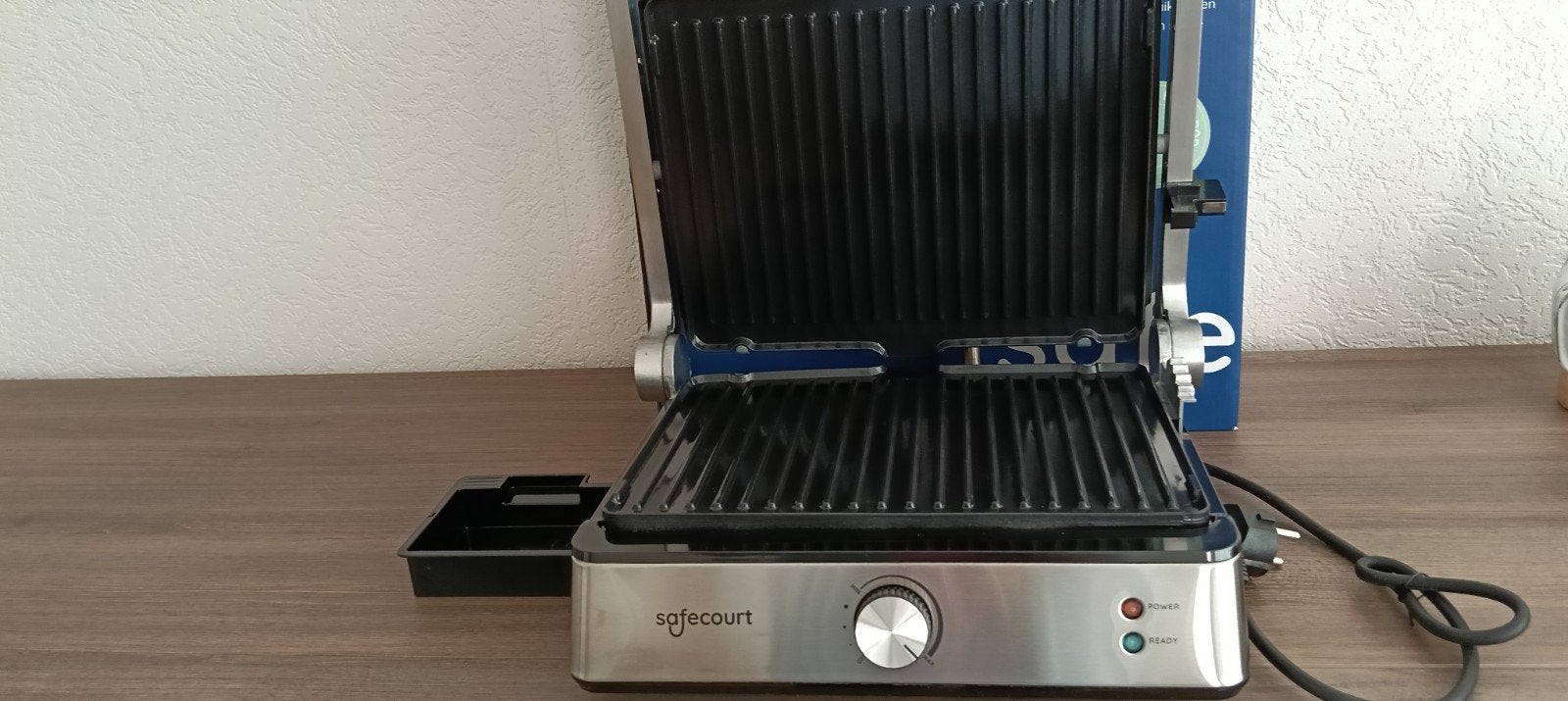 Safecourt Compact Contactgrill CG200 - Zo goed als nieuw, Ophalen, Zo goed als nieuw