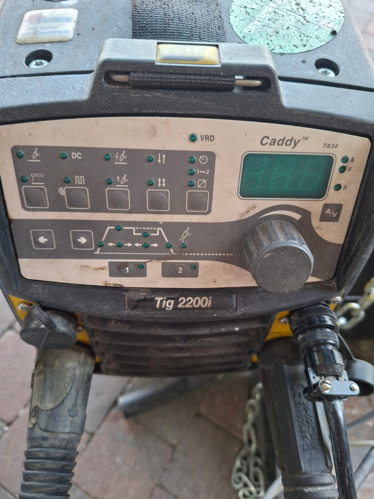 ESAB TIG Puls lasapparaat compleet met gasfles en kar, Ophalen, Gebruikt, 150 tot 250 ampère, Tig