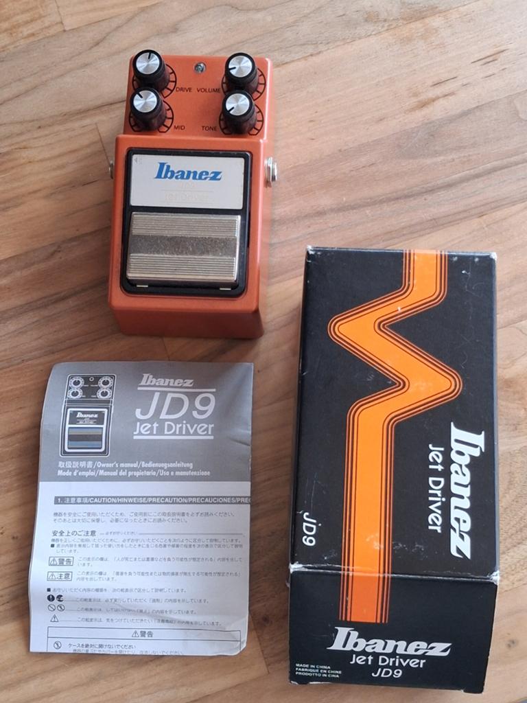 Ibanez JD9 Jet Driver Overdrive/Distortion Pedaal, Muziek en Instrumenten, Effecten, Ophalen of Verzenden, Zo goed als nieuw, Distortion, Overdrive of Fuzz