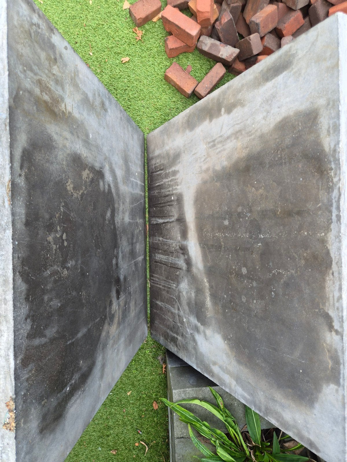 hardsteen tegels 80x80, Tuin en Terras, Vijvers, Ophalen, Gebruikt