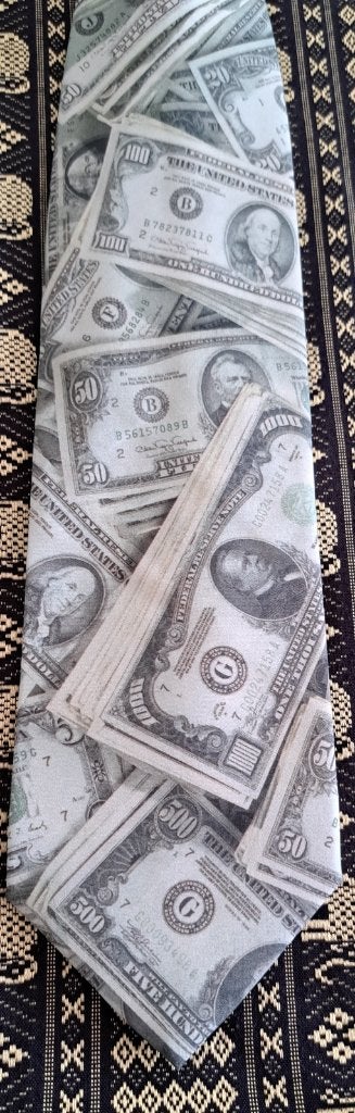 Amerikaanse Dollars stropdas verschillende dollar biljetten, Ophalen of Verzenden, Nieuw