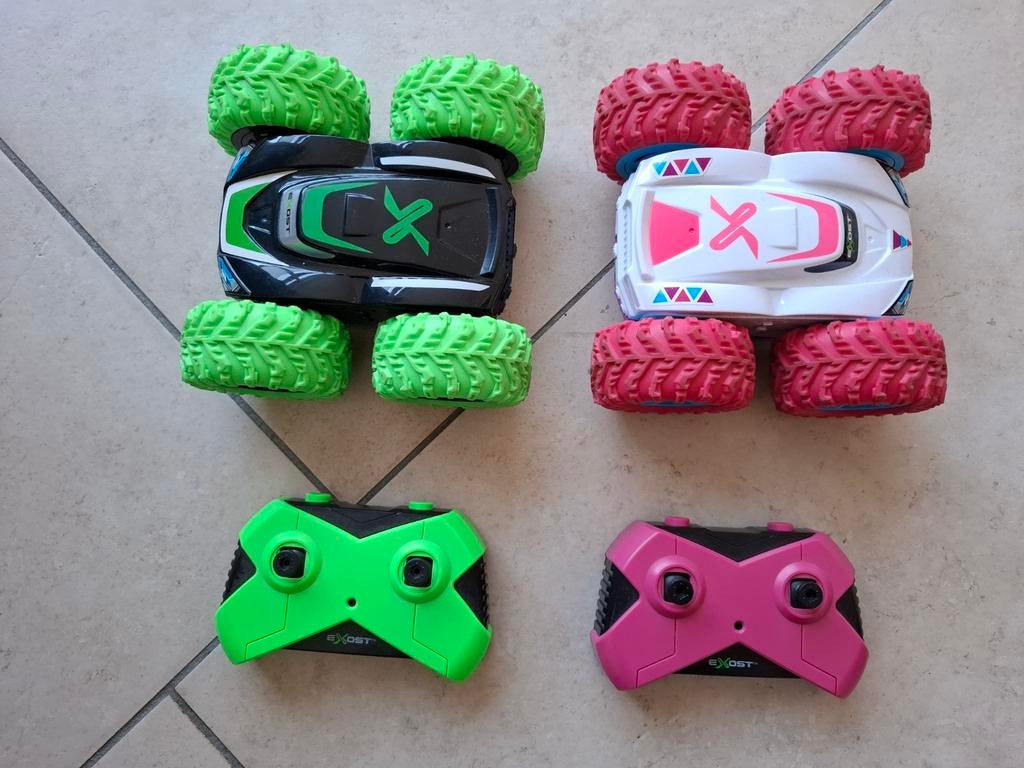 2 x Exost afstand bestuurbare auto, Ophalen, Zo goed als nieuw, Overige schalen, Auto offroad