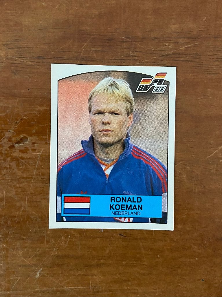 Panini Euro 88 - R Koeman, Ophalen of Verzenden, Nieuw, Sticker