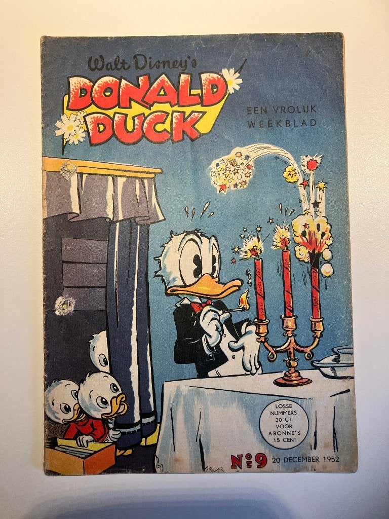Donald Duck 1952-1957 (8 stuks), Gelezen, Walt Disney, Ophalen of Verzenden, Meerdere stripboeken