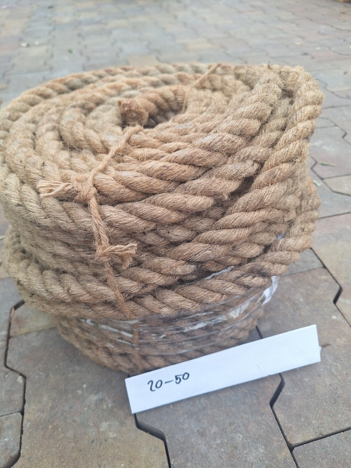 Jute touw 20 mm 50 meter, Ophalen of Verzenden, Nieuw