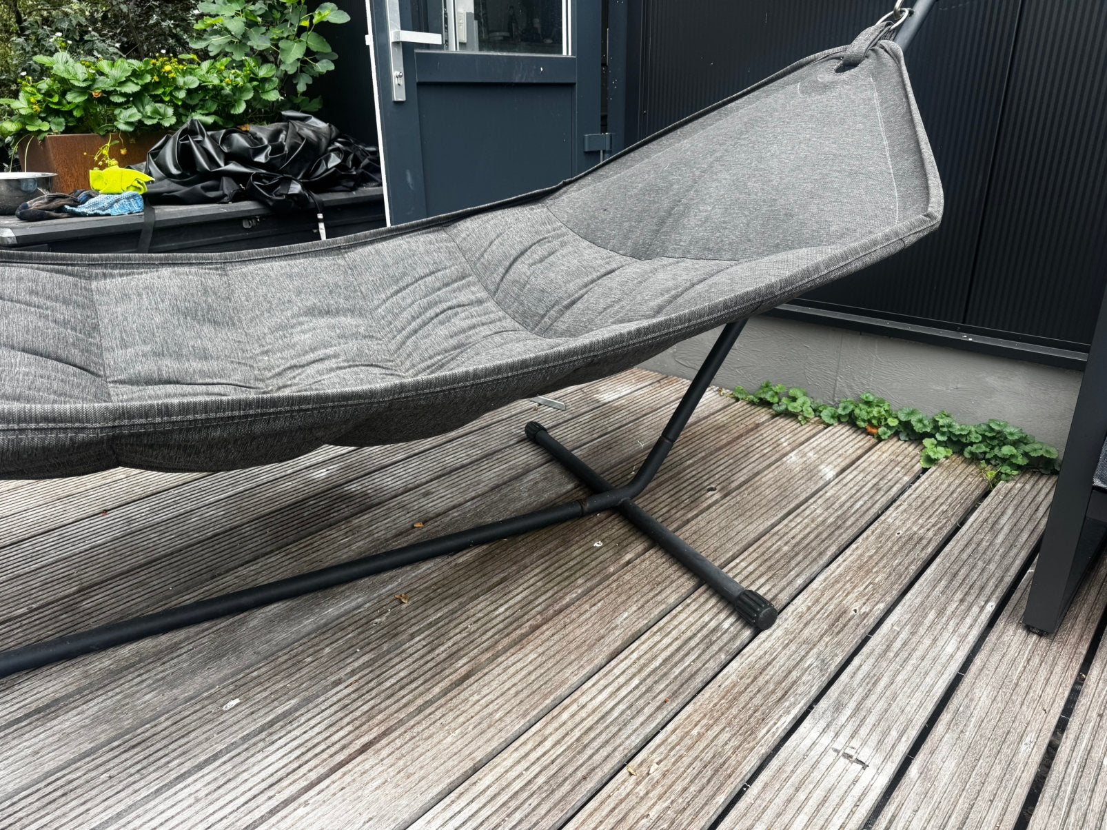Fatboy Headdemock hangmat met standaard en beschermhoes, Tuin en Terras, Ophalen, Gebruikt, Meerpersoons, Met standaard