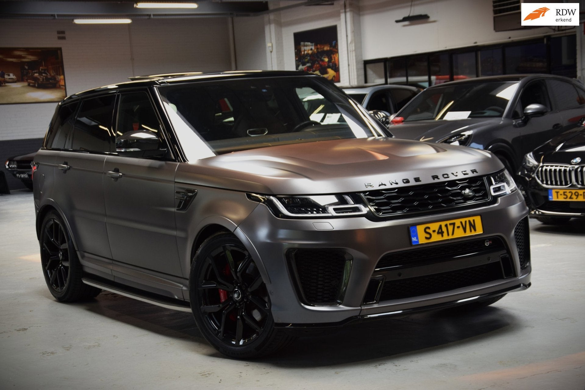 Land Rover Range Rover Sport 5.0 V8 SC SVR Leder|576pk!|Pano, Automaat, Gebruikt, 3000 kg, Leder
