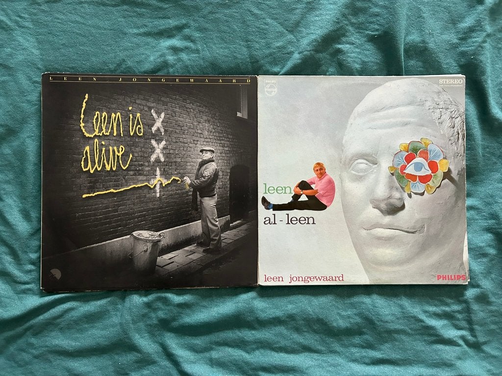 2 LP's Leen Jongewaard (ook per stuk te koop), LP, Gebruikt, Cabaret of Kleinkunst, Ophalen of Verzenden