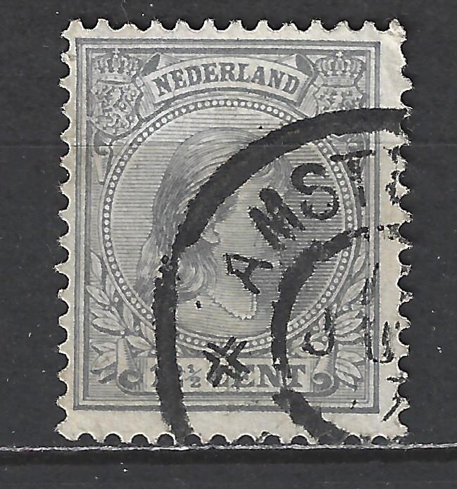 NVPH 38 gebruikt Wilhelmina 1891 : OUD NEDERLAND per stuk, Ophalen of Verzenden, T/m 1940, Gestempeld