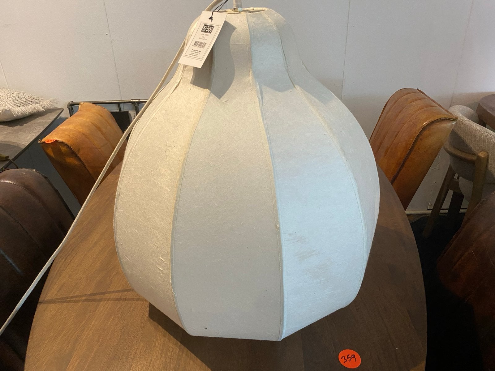 Nieuwe papieren lamp 50x50 cm, Ophalen, Nieuw, Natuurlijk materiaal