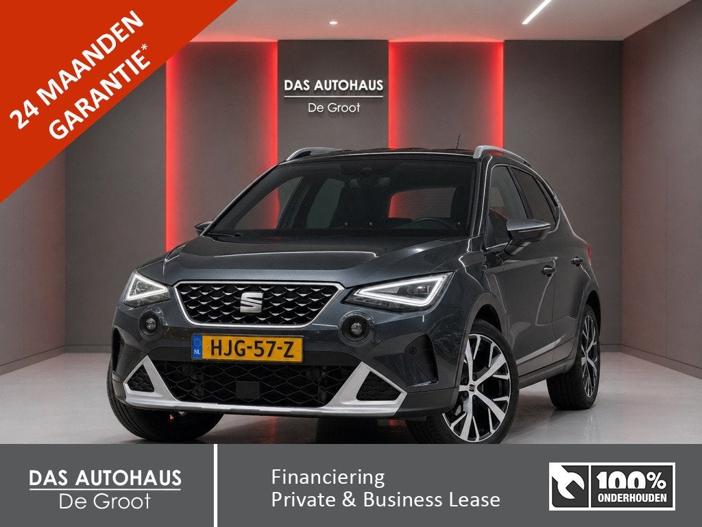 SEAT Arona 1.0 TSI 110pk DSG Xperience | ACC | Camera | Beat, Stof, Gebruikt, 620 kg, Origineel Nederlands