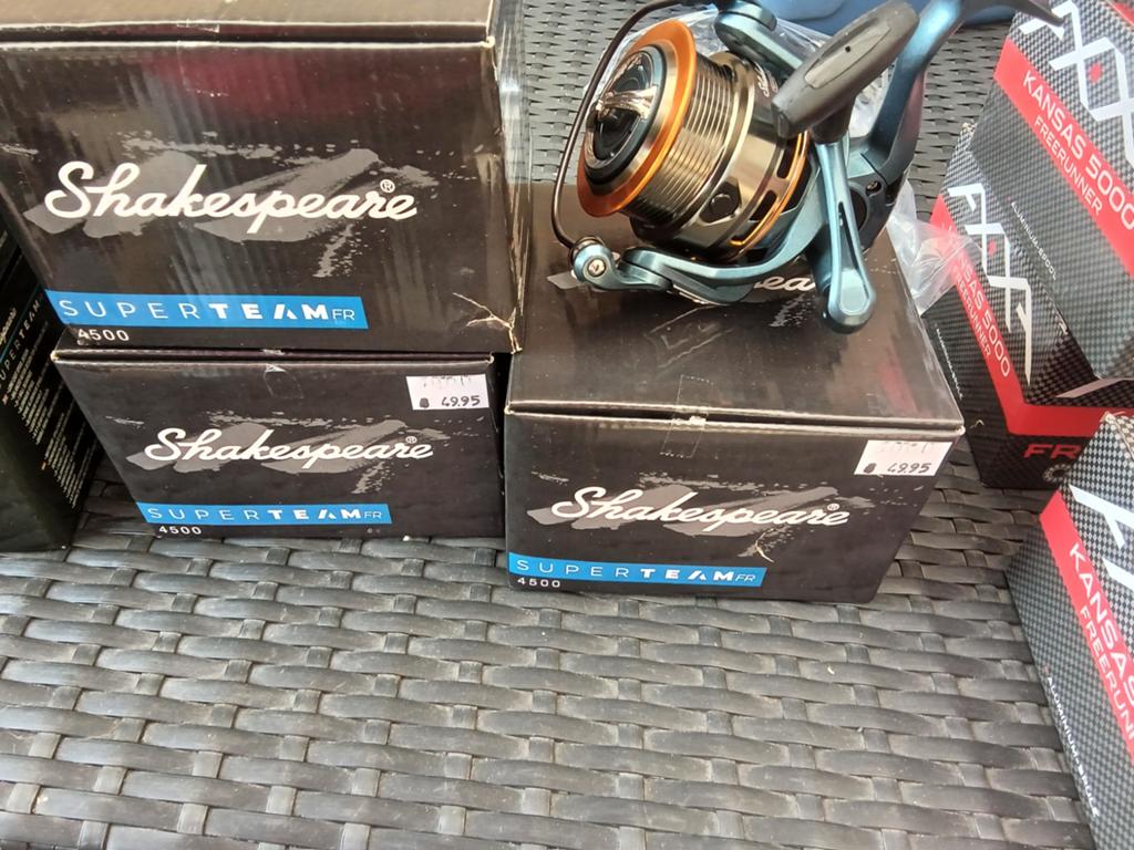 Shakespeare superteam fr 4500/5500, Watersport en Boten, Ophalen of Verzenden, Nieuw, Molen