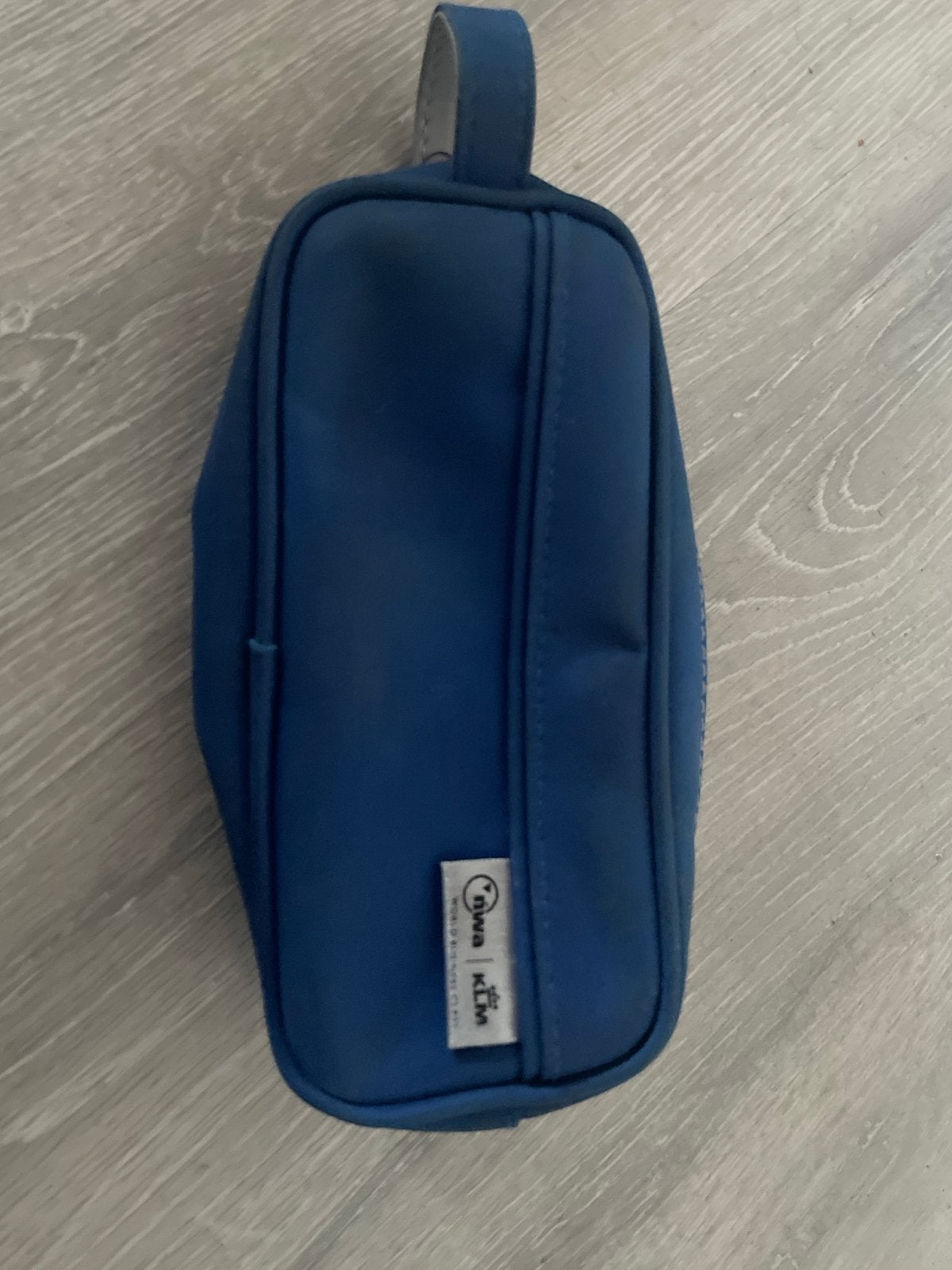 KLM x Rowa Toilettasje / Etui - Blauw, Sieraden, Tassen en Uiterlijk, Ophalen of Verzenden, Gebruikt, Blauw, Heer of Dame