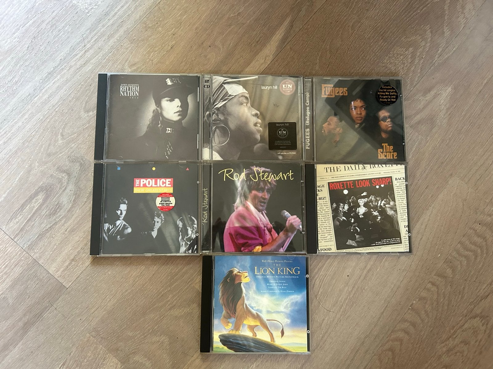 CD collectie: Janet Jackson, Fugees, The Police, Rod Stewart, Ophalen of Verzenden, 1990 - 1999, Zo goed als nieuw