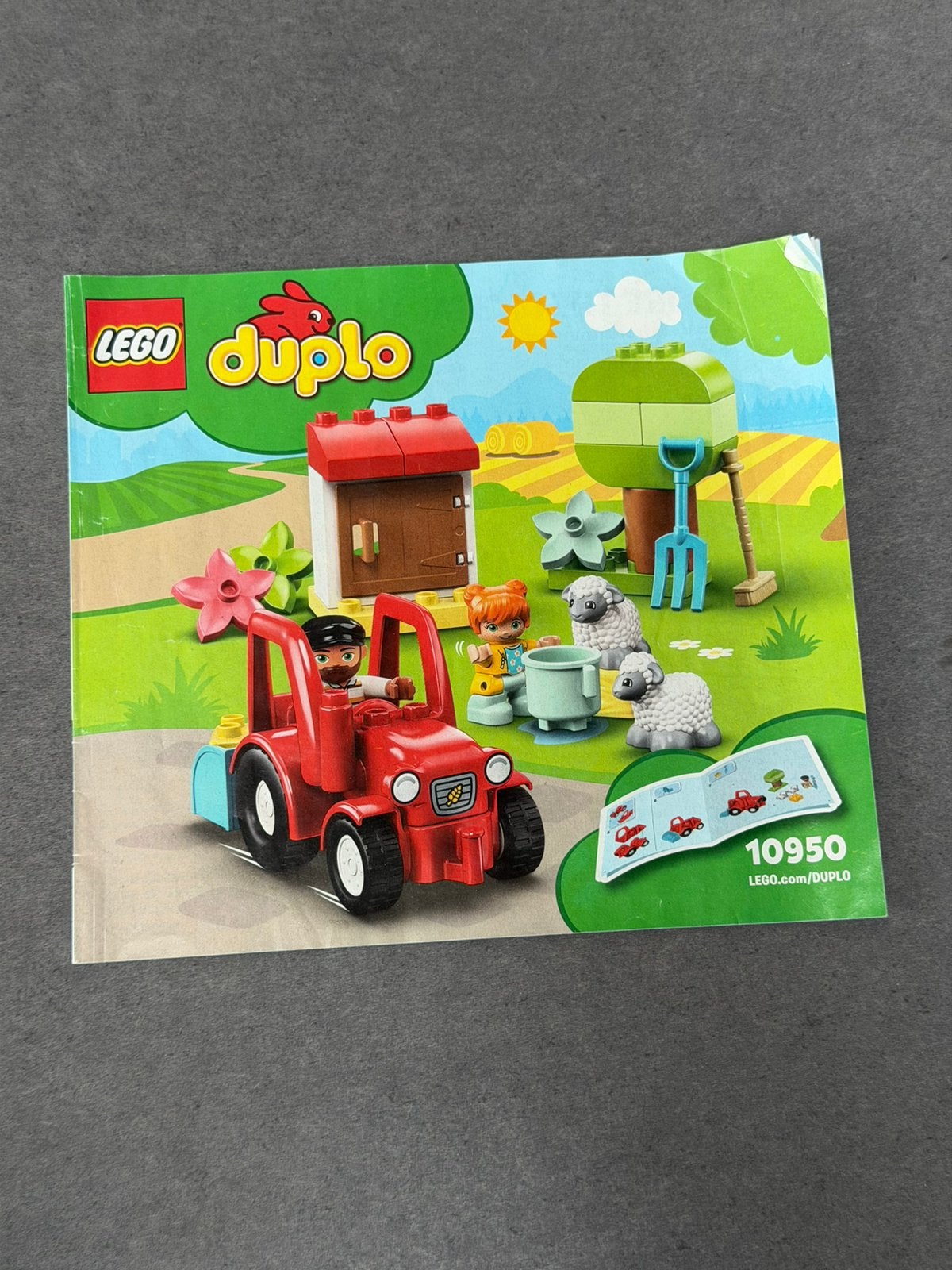 Lego Duplo Landbouwtractor en dieren verzorgen 10950 10950, Ophalen of Verzenden, Zo goed als nieuw, Duplo
