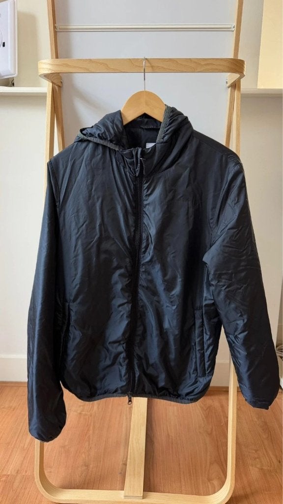 Aspesi Jilcon Hood Jacket Mod. 4137 Navy Maat L Polyamide, Maat 52/54 (L), Verzenden, Blauw, Aspesi