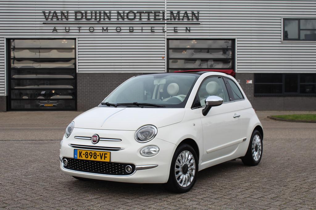 Fiat 500C 0.9 TwinAir Lounge / Navigatie / PDC / 15" LMV, Gebruikt, Wit, Bedrijf, Handgeschakeld